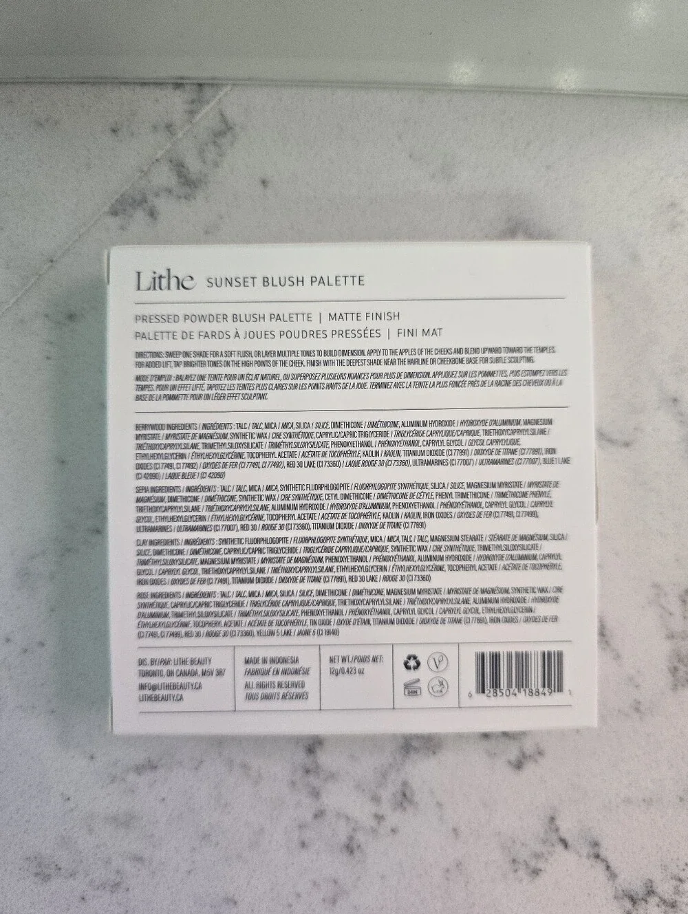 Lithe Sunset Blush Box NIB